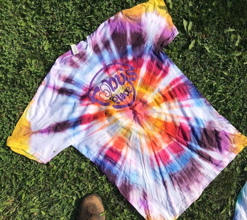 Tobys Place tie-dyed t-shirt