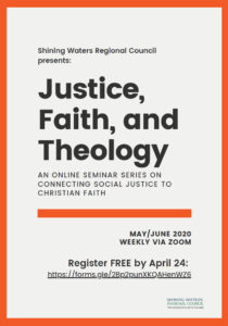 Justice Faith and Theology flyer