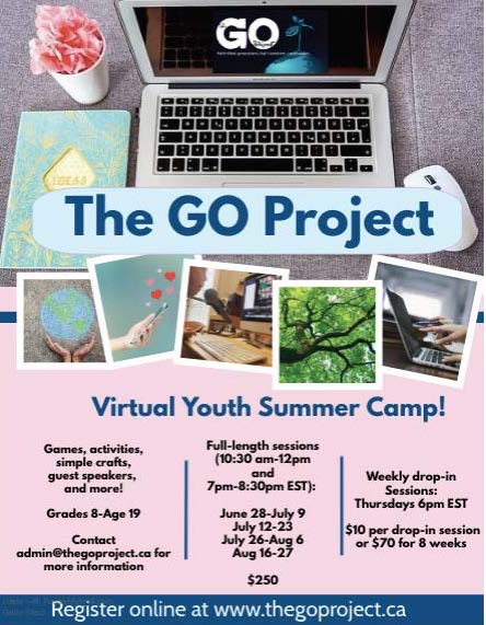 The GO Project Virtual Youth Summer Camp