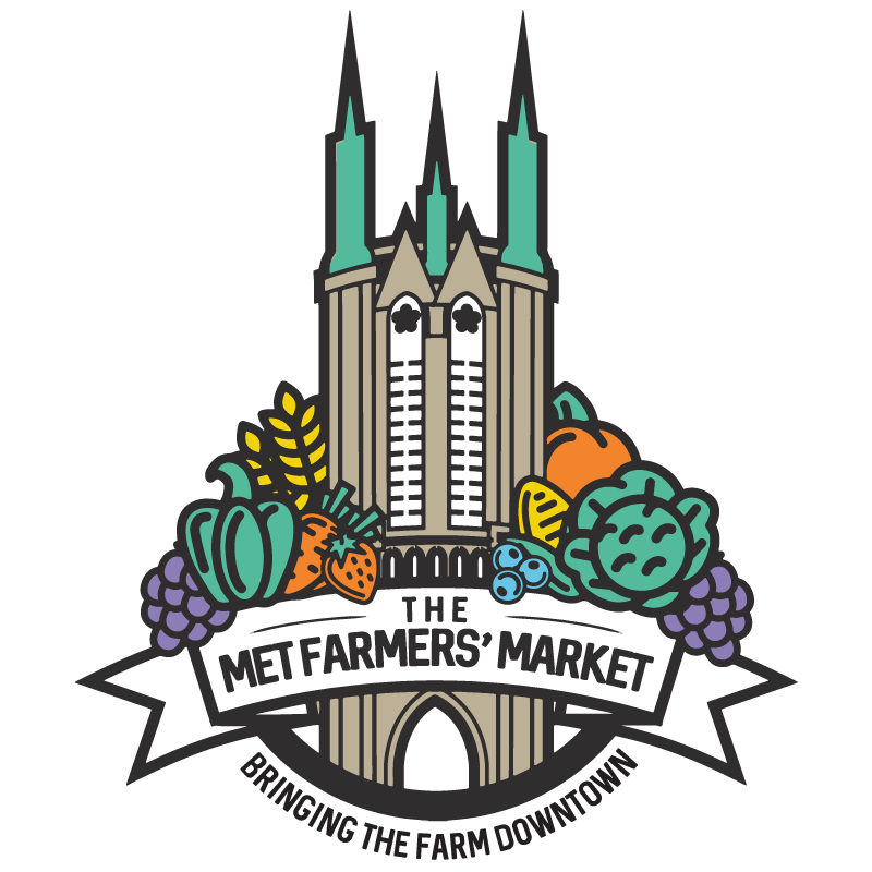 graphic of church surrounded by fresh produce