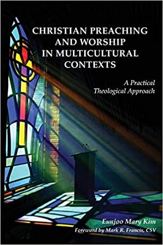 book cover with light streaming through stained glass window onto pulpit