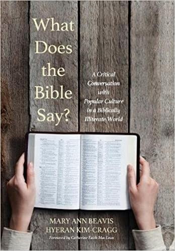 what does the bible say cover image of two hands holding an open bible on a wooden plank table