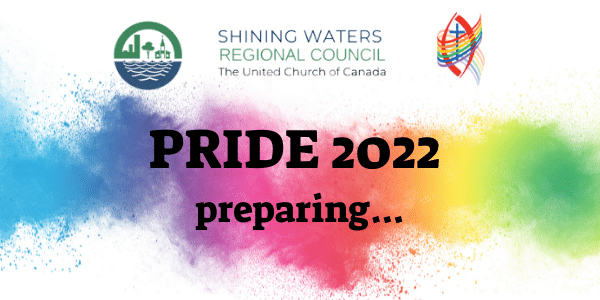 title banner that says Pride 2022 preparing