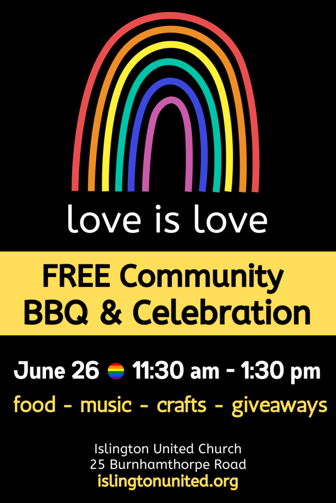 Pride Sunday Community BBQ and Celebration