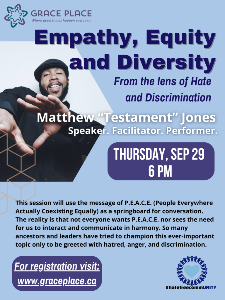 Topic: Empathy, Equity and Diversity—from a lens of Hate and Discrimination