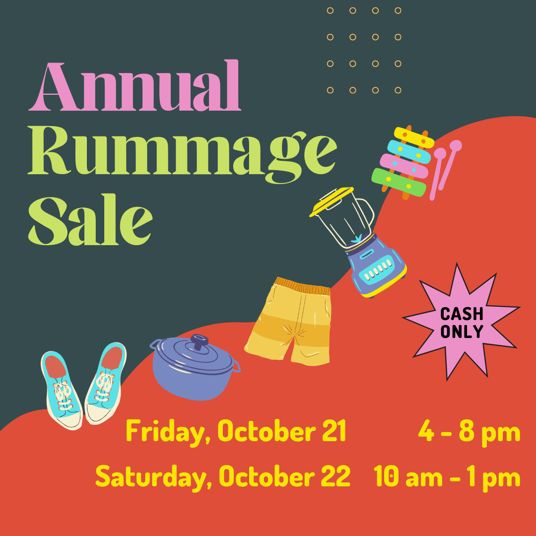 rummage sale poster