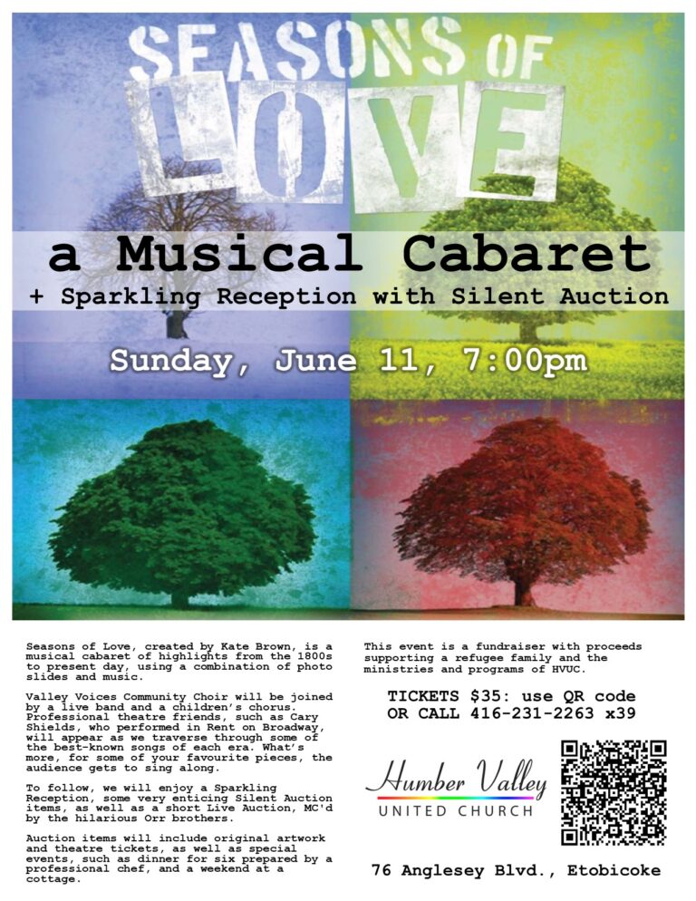 Seasons of Love – Online Auction Portion