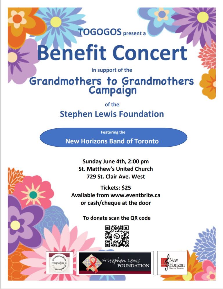 Stephen Lewis Foundation Benefit Concert
