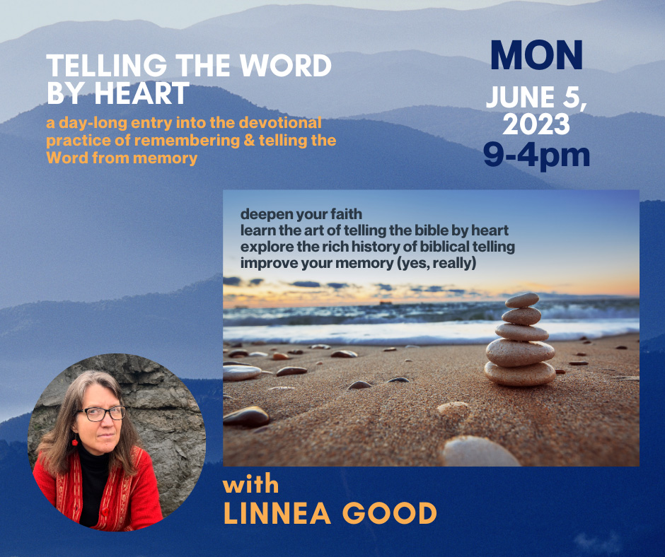 telling the word by heart with linnea good