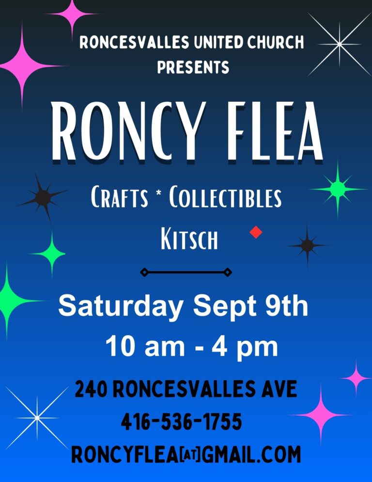 September Roncy Flea Market FREE ENTRY
