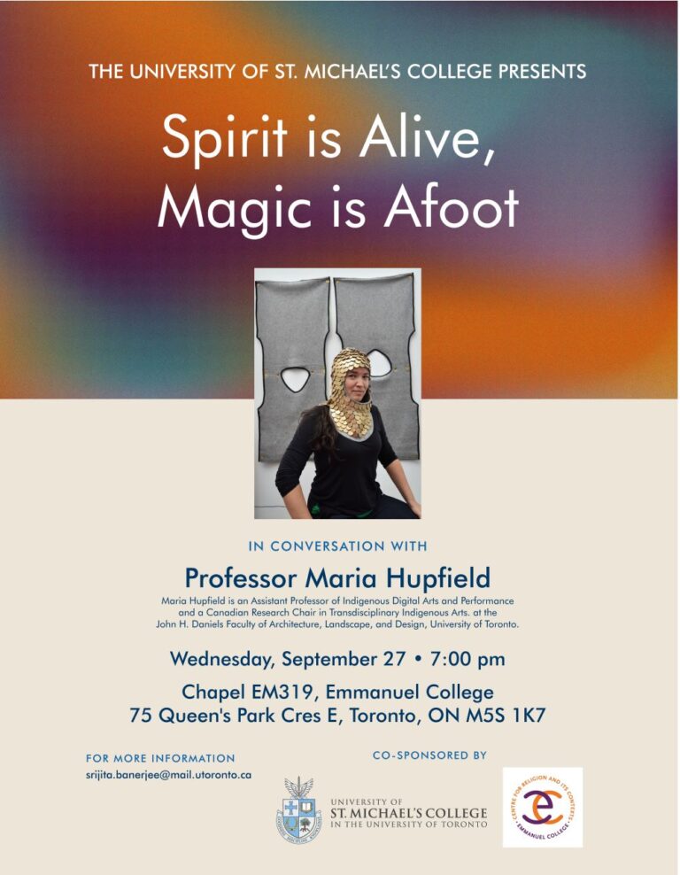 Spirit is Alive, Magic is Afoot: In Conversation with Professor Maria Hupfield