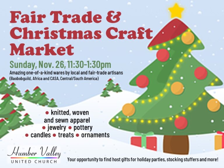 Fair Trade & Christmas Craft Market