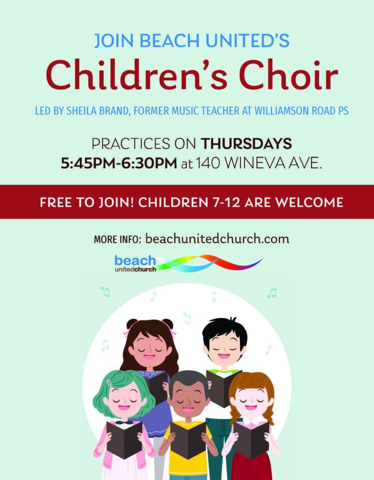 Beach United Children’s Choir Practices