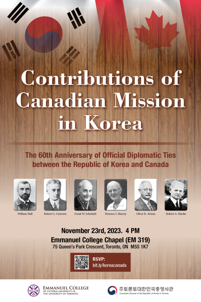 Historical Contributions of Canadian Missionaries in Korea