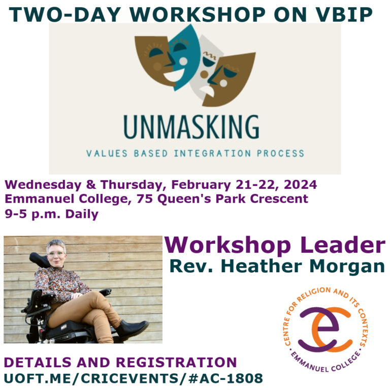 Two-Day Workshop with Heather Morgan Emm 2T3: Values-Based Integration Process (VBIP)