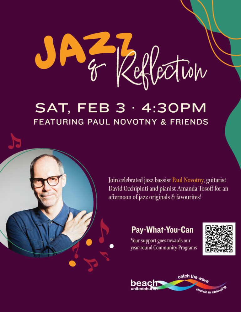 Jazz and Reflection with Paul Novotny and Friends