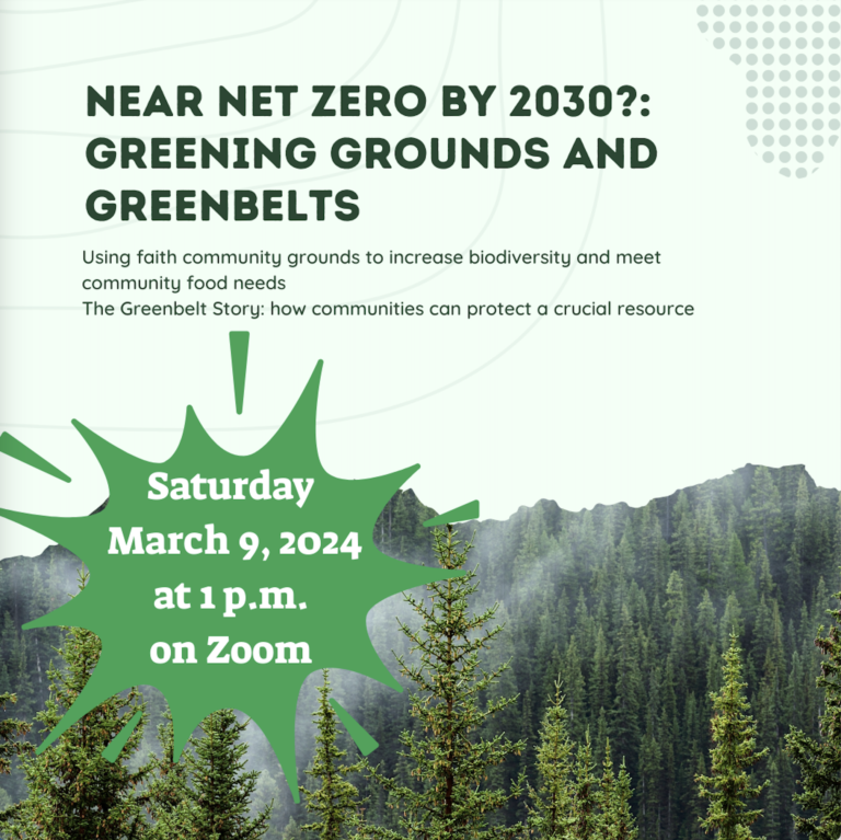 Near Net Zero by 2030?: Greening Grounds and Greenbelts