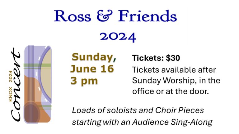 Ross and Friends Concert 2024