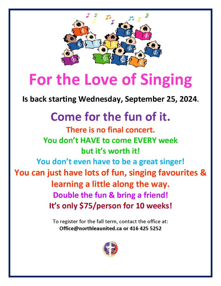 For the Love of Singing Community Choir