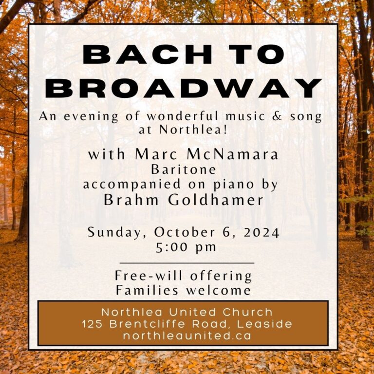 From Bach to Broadway at Northlea