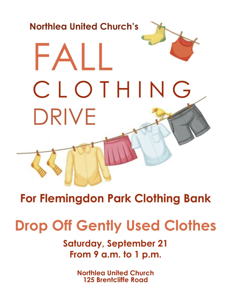 Clothing Drive Drop Off for Flemingdon Park