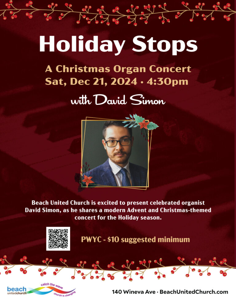 Holiday Stops – Organ Concert with David Simon