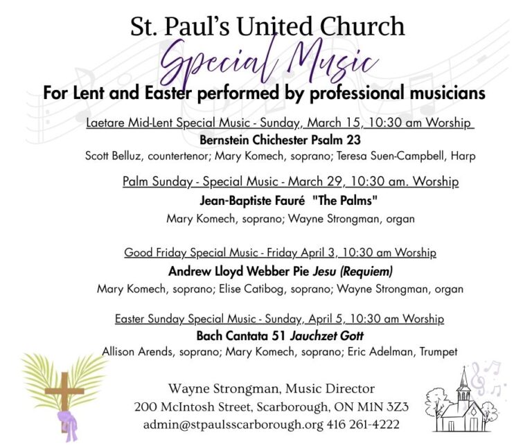 Laetare Mid-Lent Special Music
