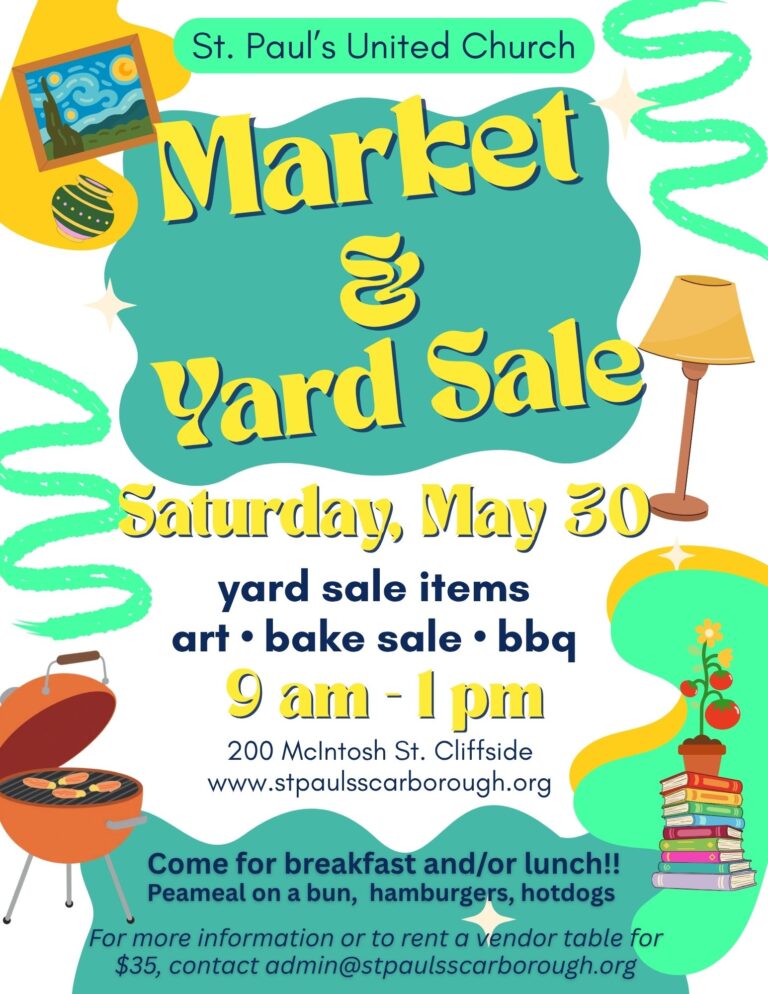 Spring Market/Yard Sale