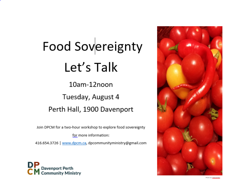 Food Sovereignty Conversation